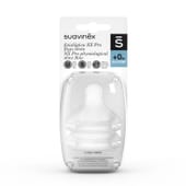 Tetina Fisiológica SX Pro Flujo Lento Silicona 0M+ 2 Uds - Suavinex