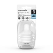 Tetina Fisiológica SX Pro Flujo Denso Silicona 6M+ 2 Uds - Suavinex
