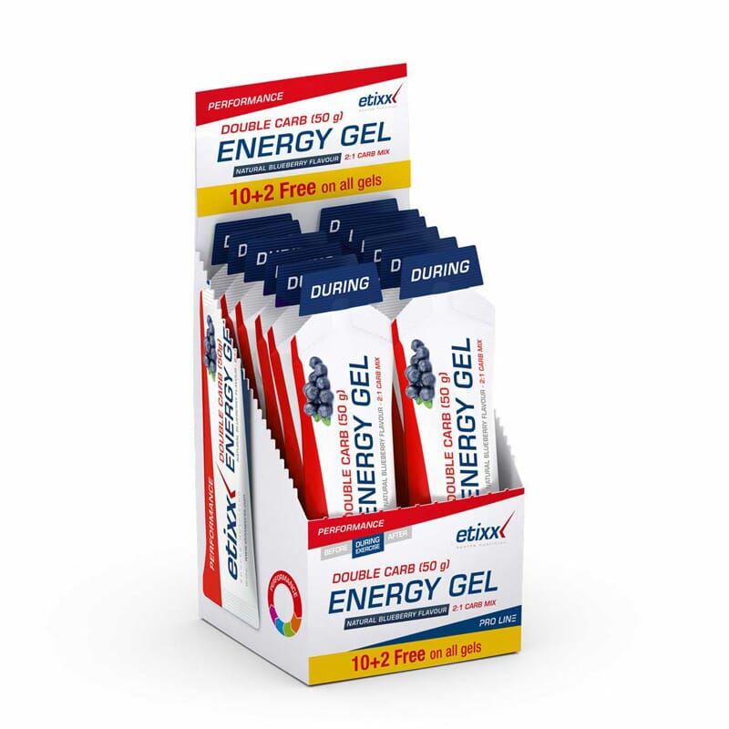 Double Carb Energy Gel 60g 12 Uds
