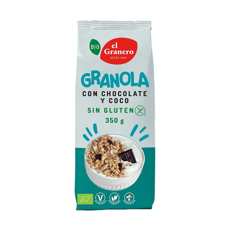 Granola Con Chocolate Y Coco Bio 350g