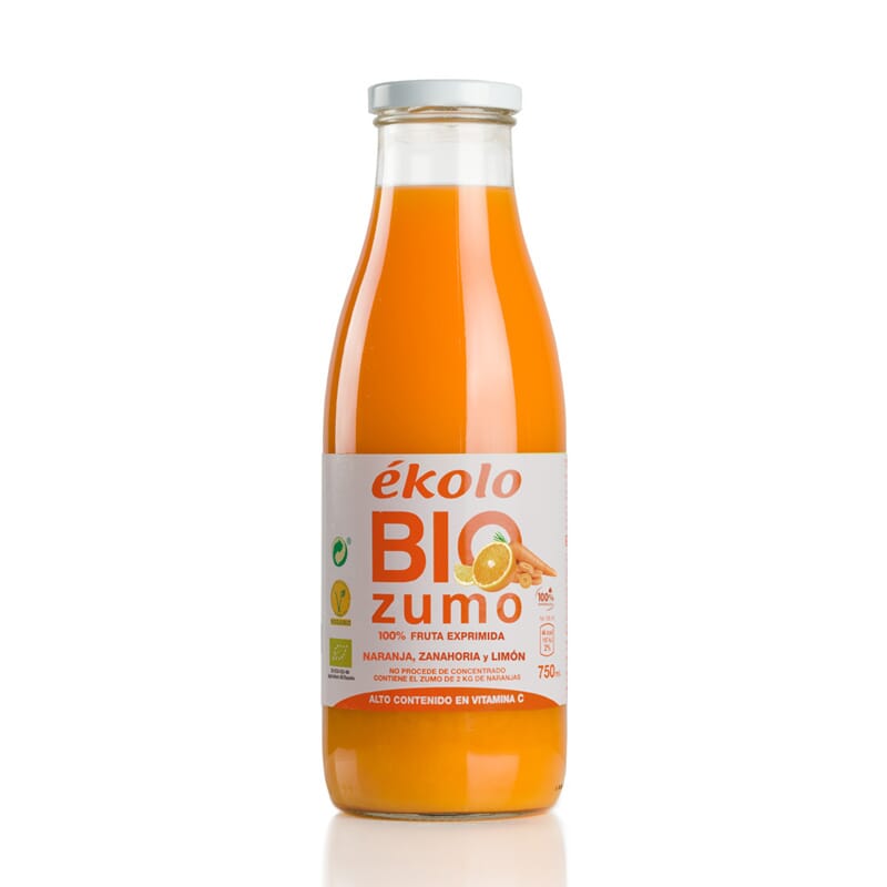 Bio-Orangen- und Karotten-Saft 750 ml