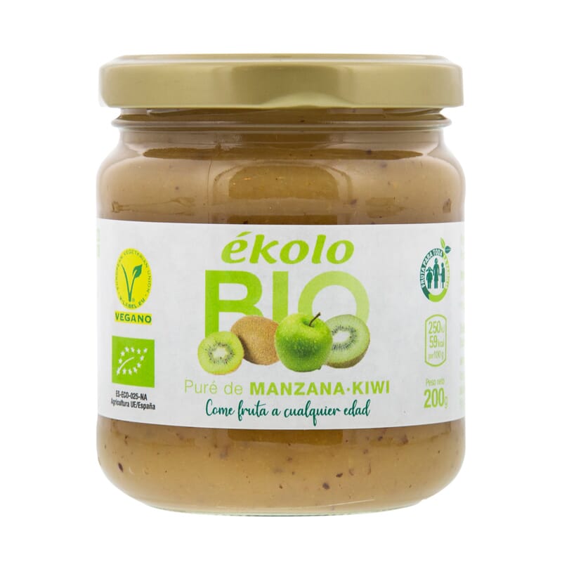 Puré De Manzana Kiwi Bio 200g