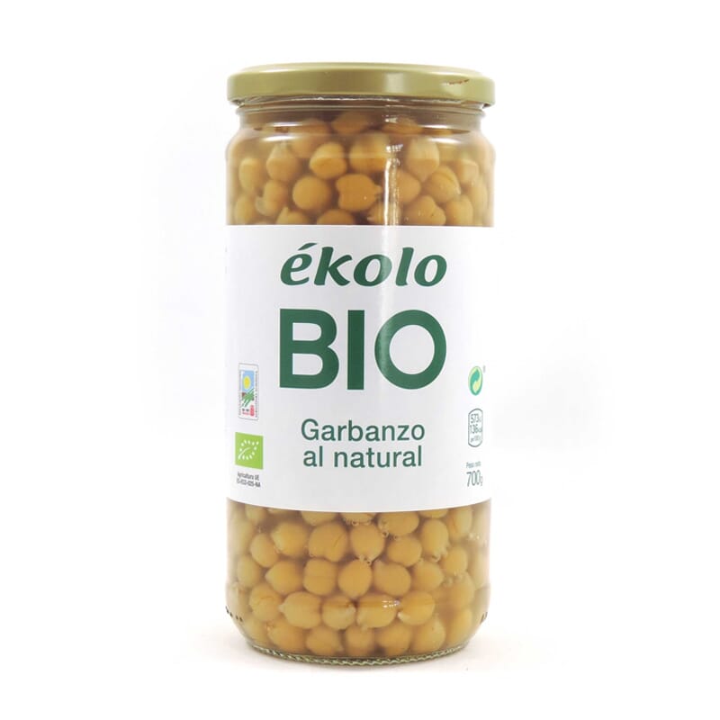 Garbanzos Al Natural Extra Bio 700g de Ékolo