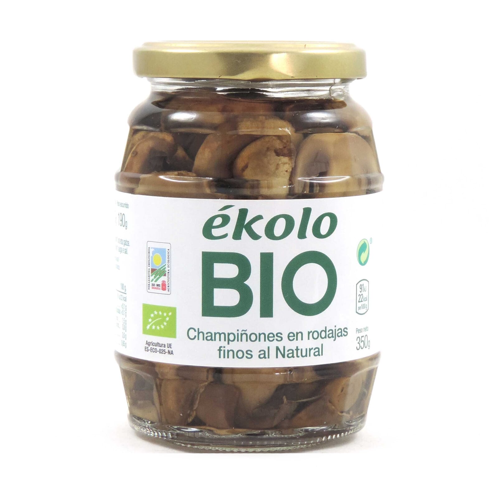 Cogumelos Fatiados Ao Natural Finos Primeira Bio 350g