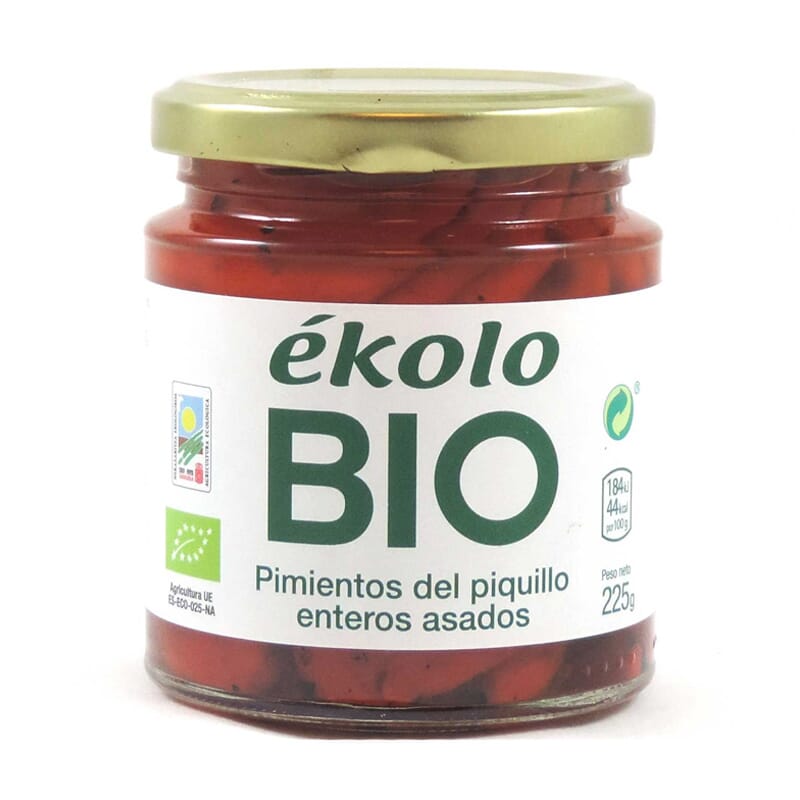 Pimientos Del Piquillo Enteros Asados Extra Bio 185g