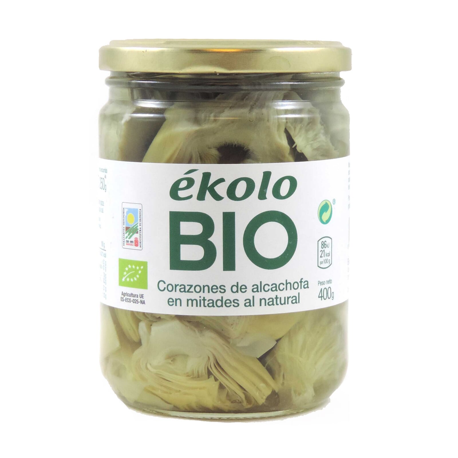 Corazones De Alcachofas Al Natural Extra Bio 390g