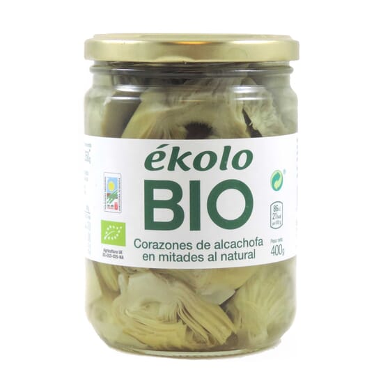Cœurs d’artichaut Extra au Naturel Bio 390g de Ékolo