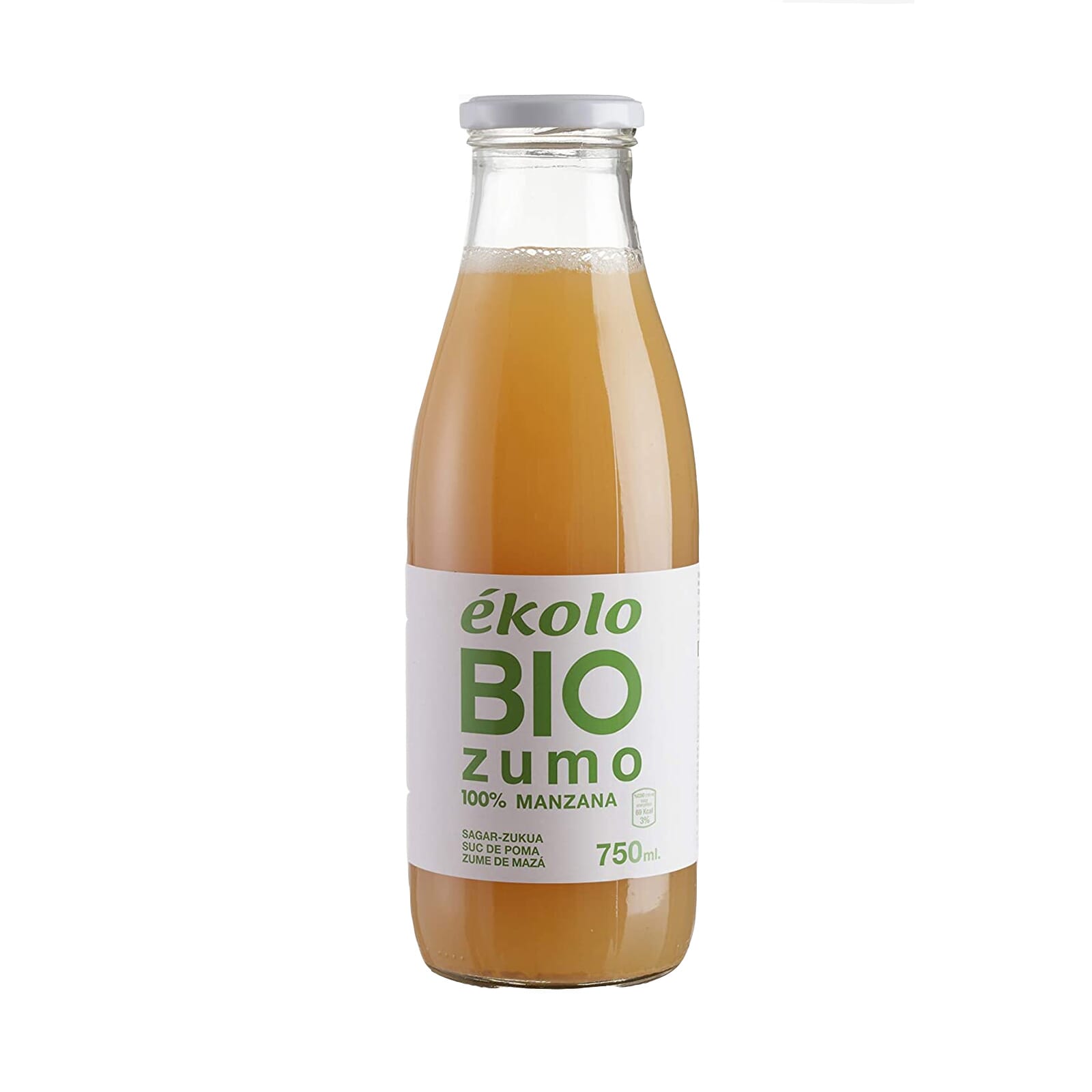 Apfelsaft 100% ausgedrückt. Bio. 750 ml