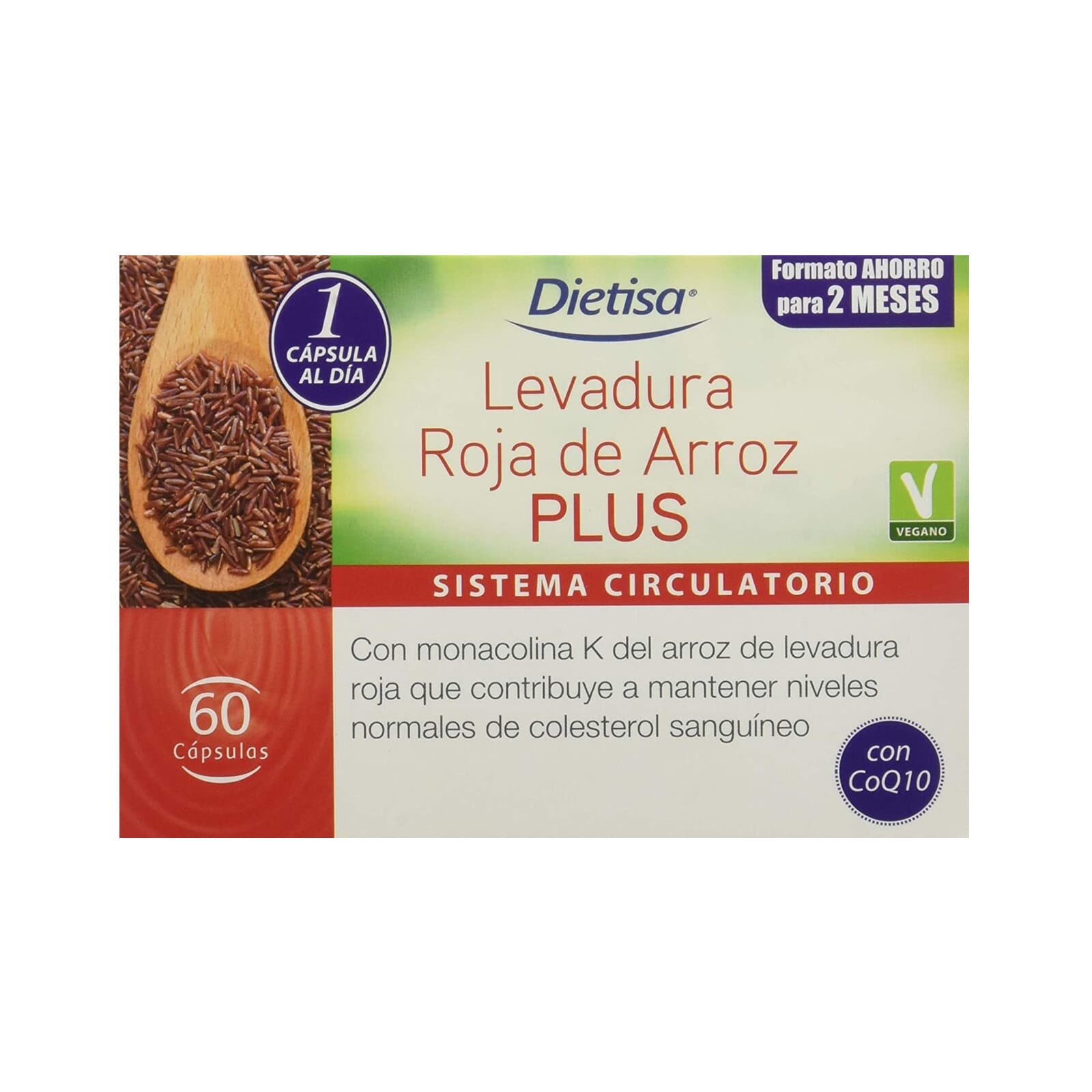 Levadura Roja De Arroz Plus 60 Caps