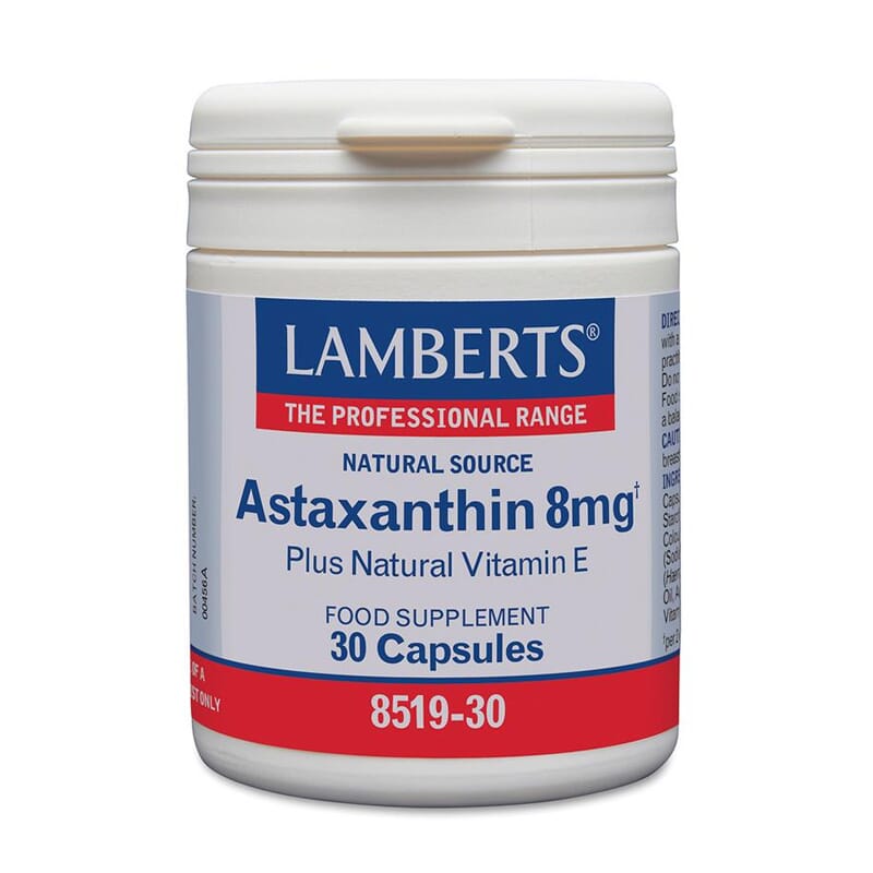 Astaxantina 8 mg Con Vitamina E 30 Caps