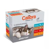 Cat Adult Premium Line Multipack 100g 12 Unités de Calibra