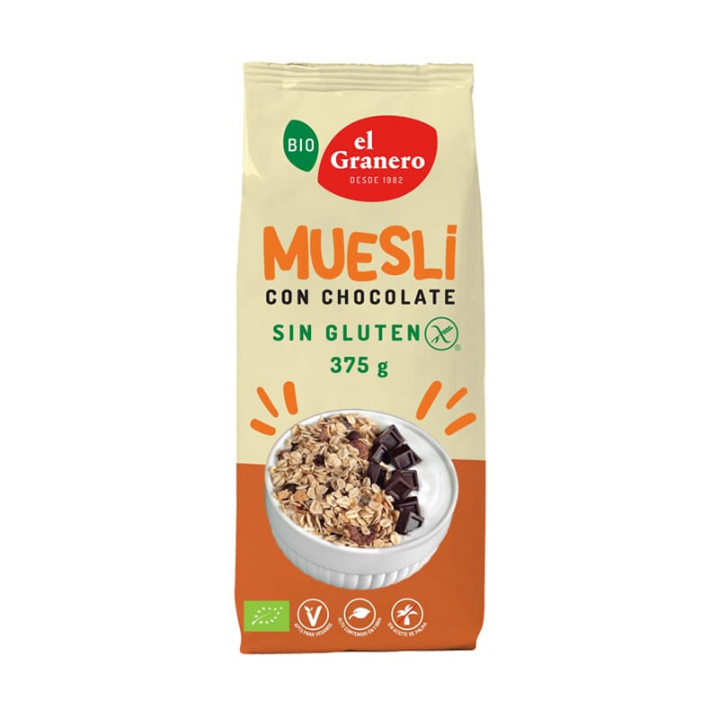 Muesli Con Chocolate Sin Gluten Bio 375g