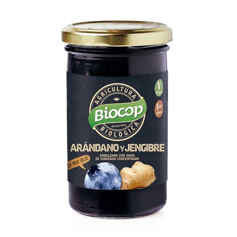 Compota Arándano Y Jengibre Bio 280g