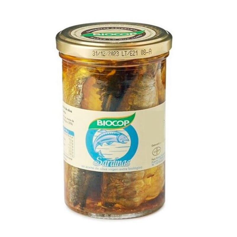 Sardinas En Aceite De Oliva Virgen Extra Bio 195g