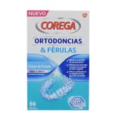 Corega Ortodoncias Y Férulas Tabletas Limpiadoras 66 Uds de Corega