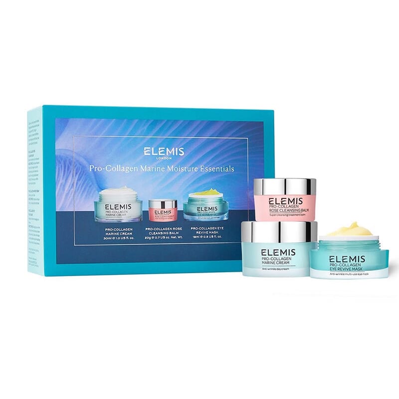 Pro-Collagen Marine Cream + Rose Balm + Eye Revive Mask