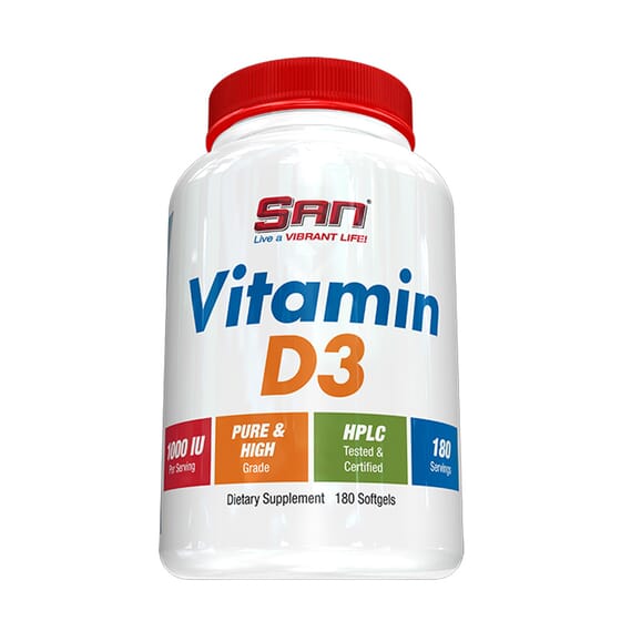 Vitamin D3 1000 iu 180 Perlas de SAN