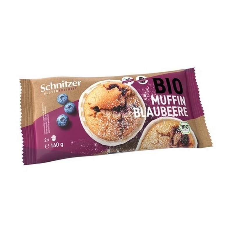 Muffins Con Arándanos Sin Gluten Bio 140g