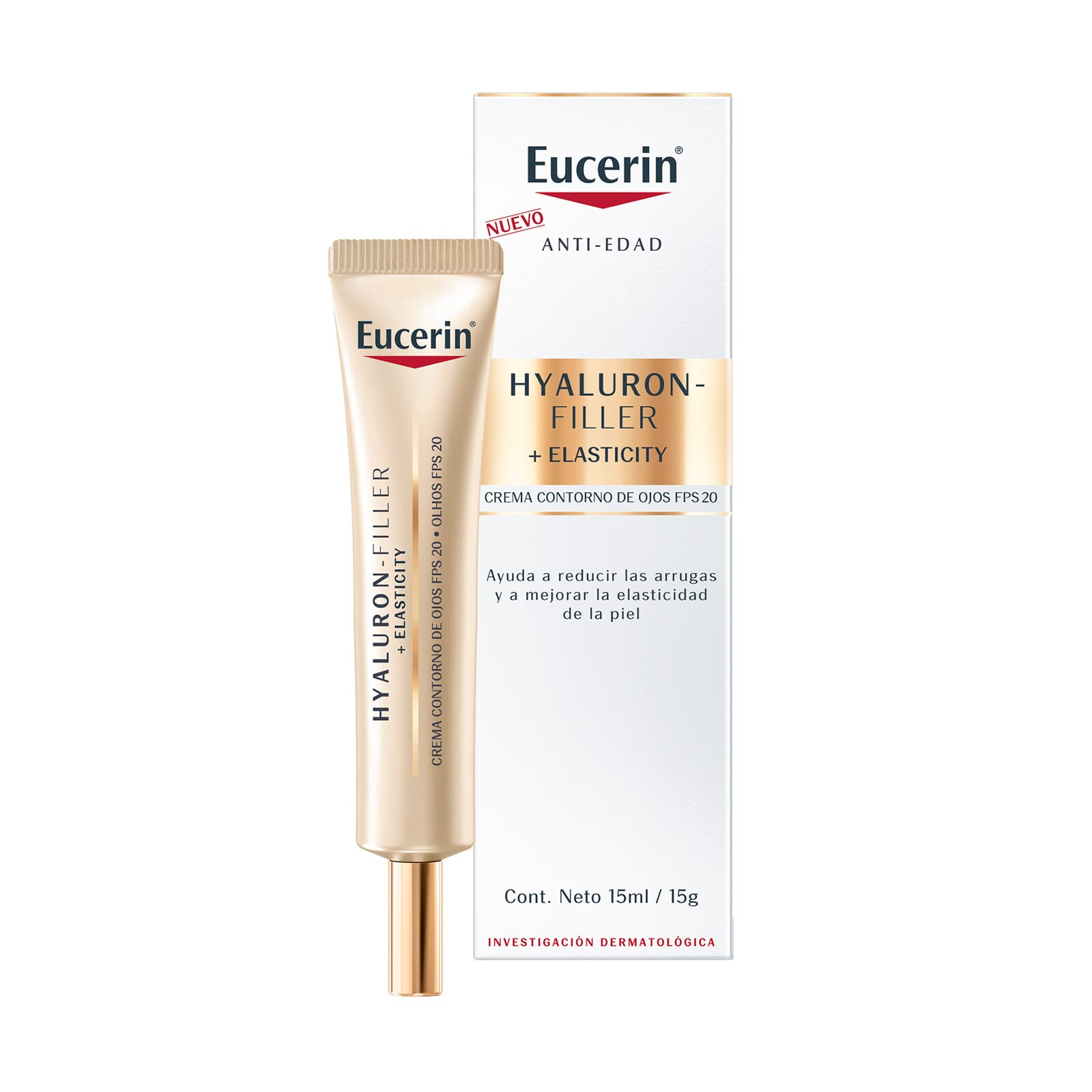 Hyaluron Filler + Elasticity Contorno De Ojos SPF15 15 ml