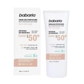 Crema Multiprotección Antiedad Antimanchas Color SPF50+ 50 ml - Babaria