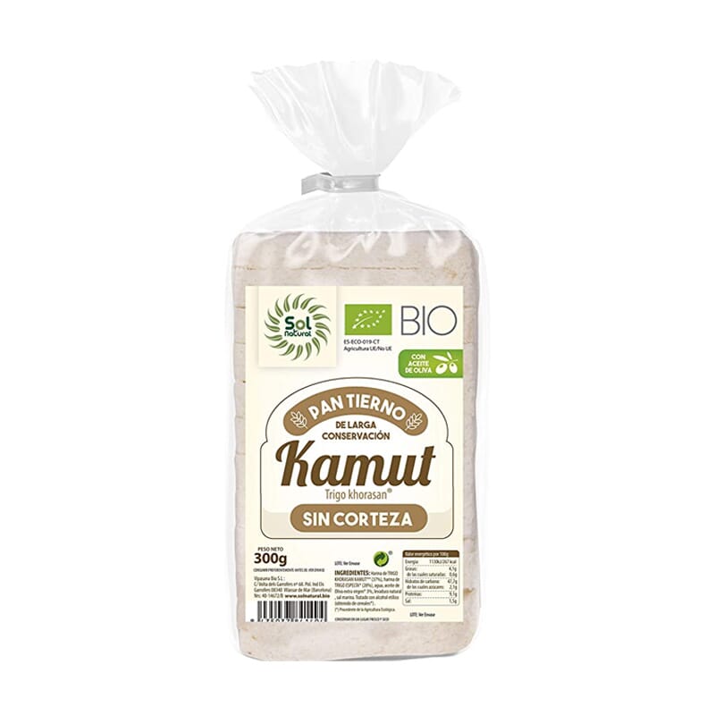 Pan Tierno De Kamut Sin Corteza Bio 300g