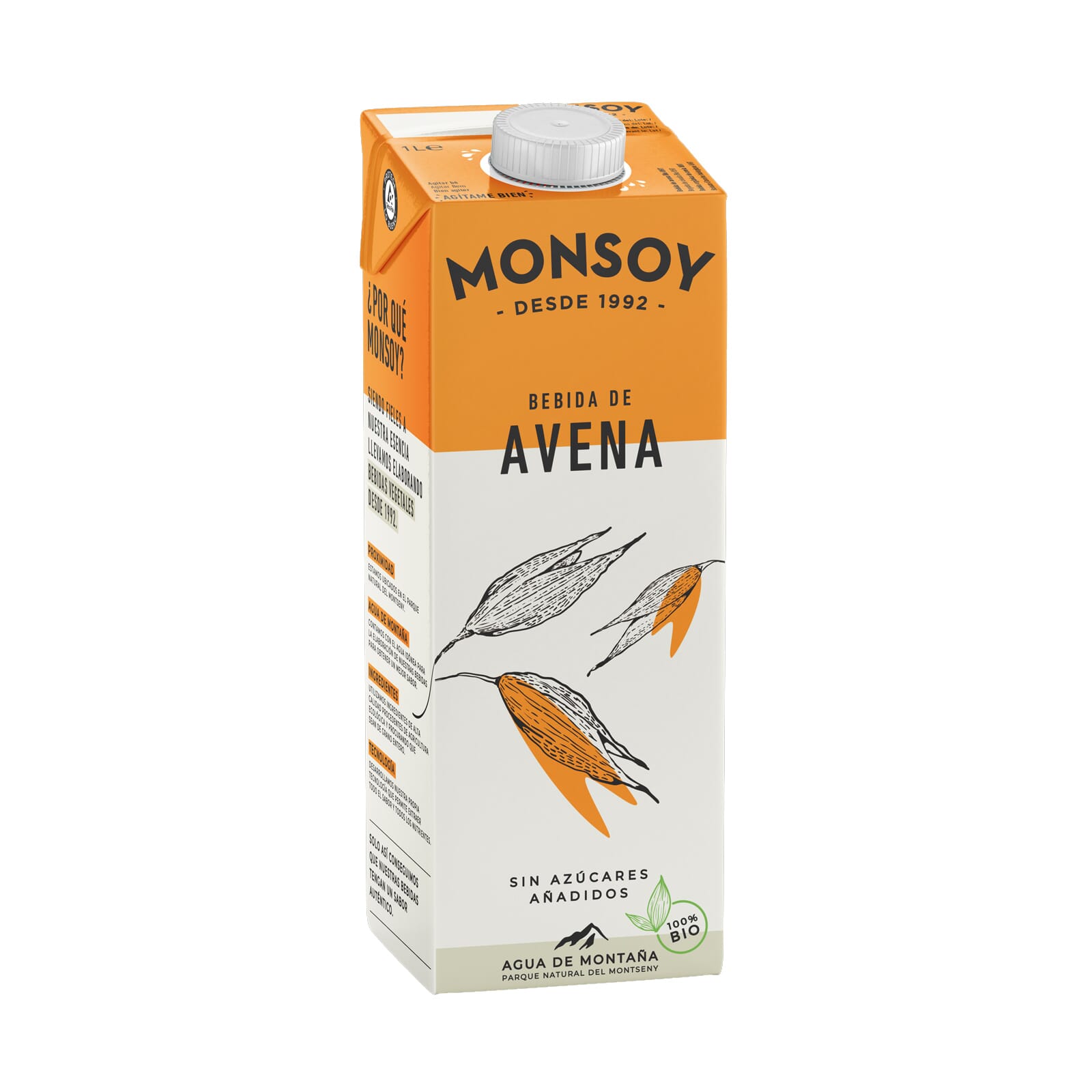 Bebida De Avena Bio 1000 ml