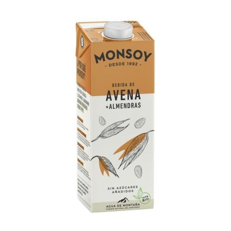 Bebida De Avena Almendras Bio 1000 ml