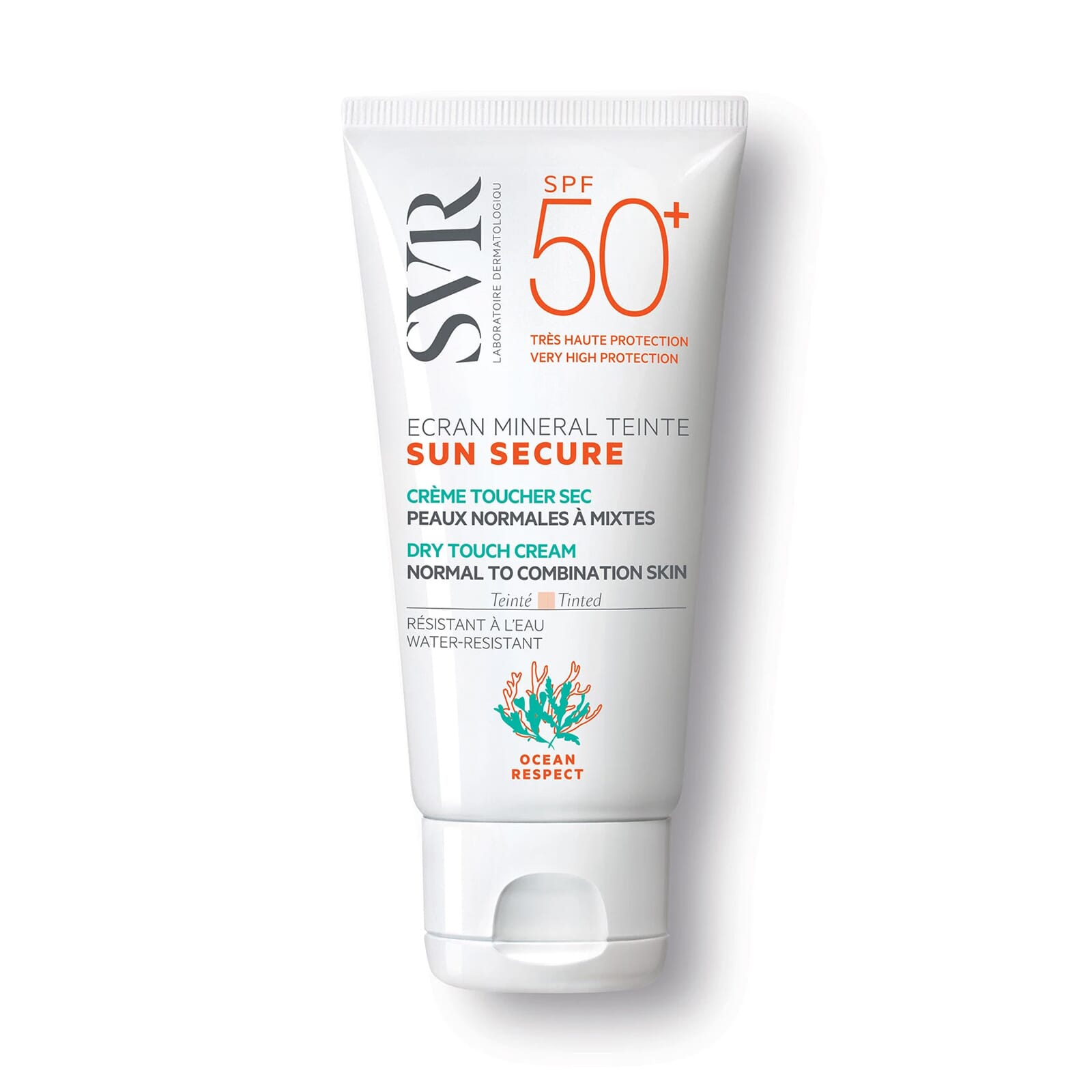 Sun Secure Getönte Mineral-Creme Trockene Haut LSF50+ 50 ml