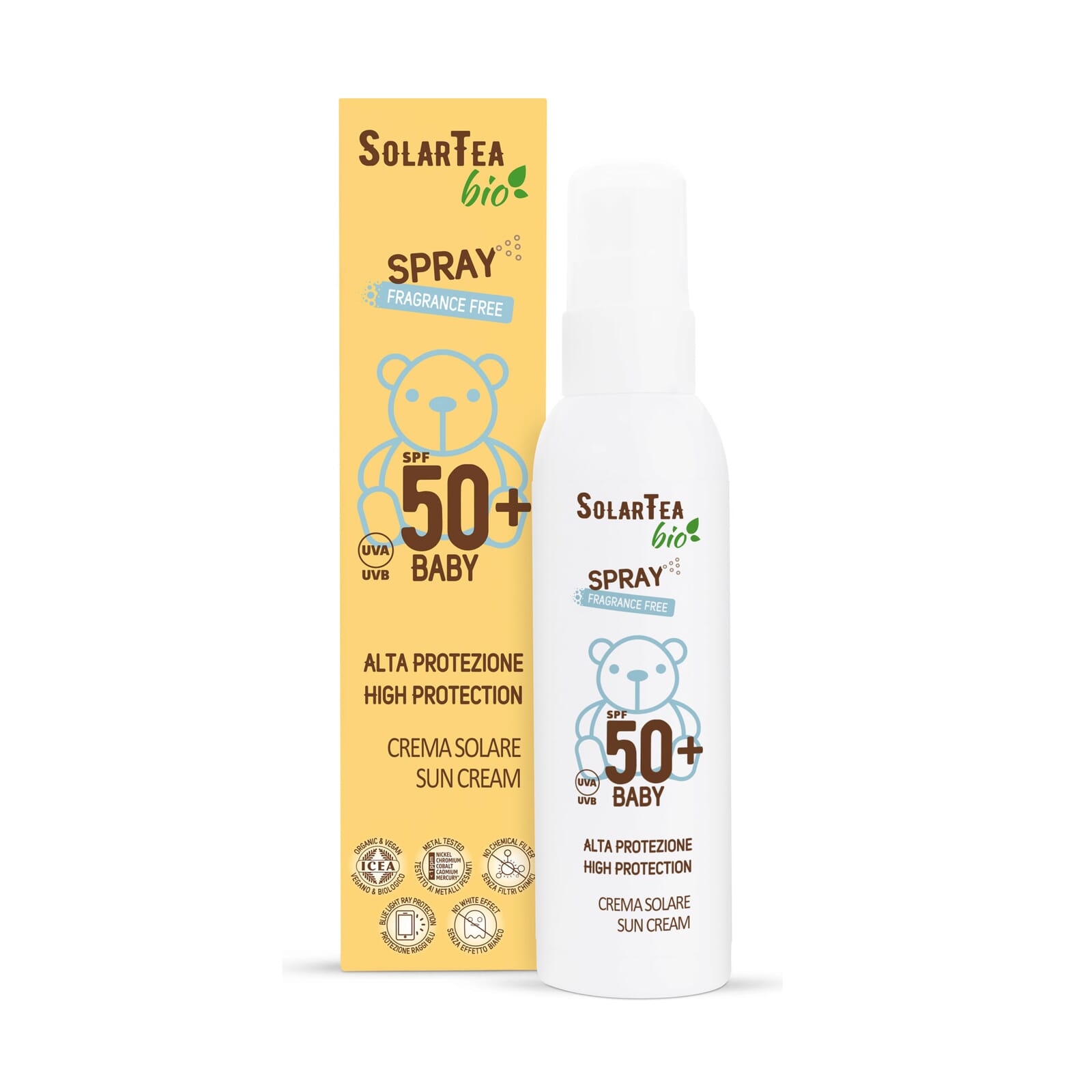 Spray Solar Protección Alta Para Bebés SPF50+ Bio 100 ml