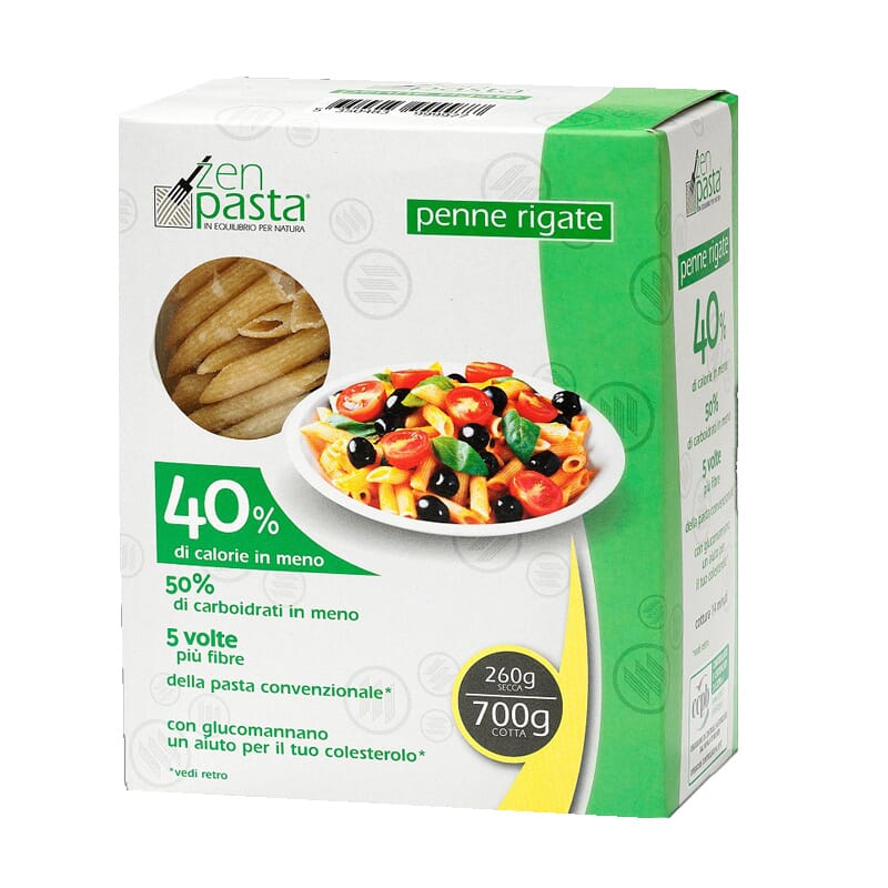 Penne Rigate Con Konjac Y Sémola 40% Menos De Calorías 260g