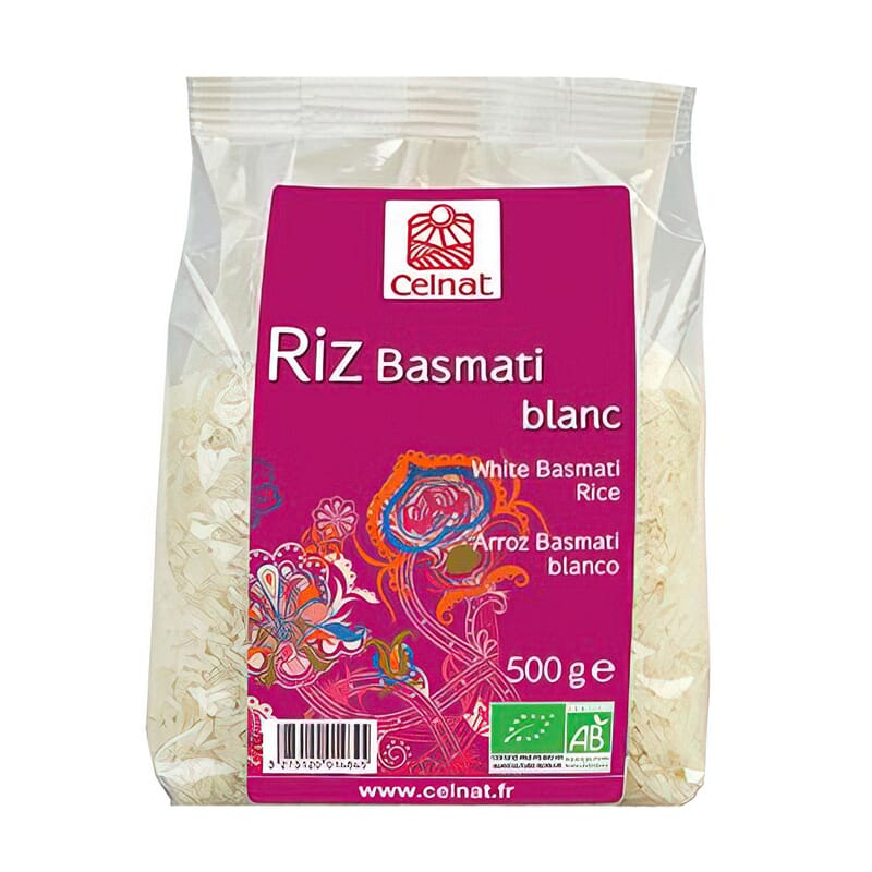 Arroz Basmati Blanco Bio 500g