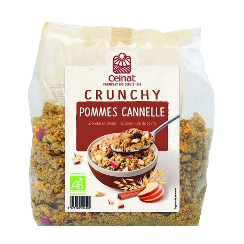 Crunchy Manzanas Y Canela Bio 500g