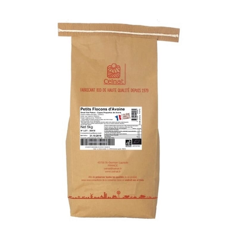 Copos De Avena Finos Bio 5 Kg