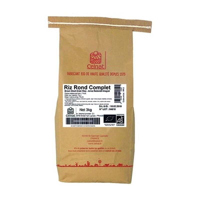ARROZ INTEGRAL REDONDO BIO 3 Kg