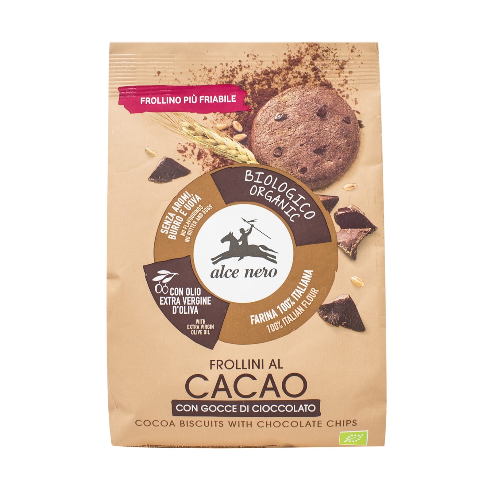 Bolachas Cacau Com Pepitas de Chocolate Bio 300g
