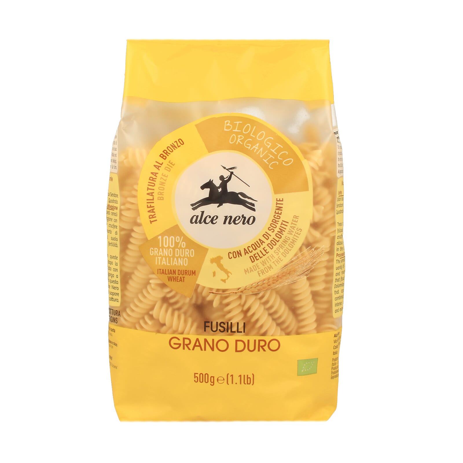 Fusilli De Trigo Duro Bio 500g