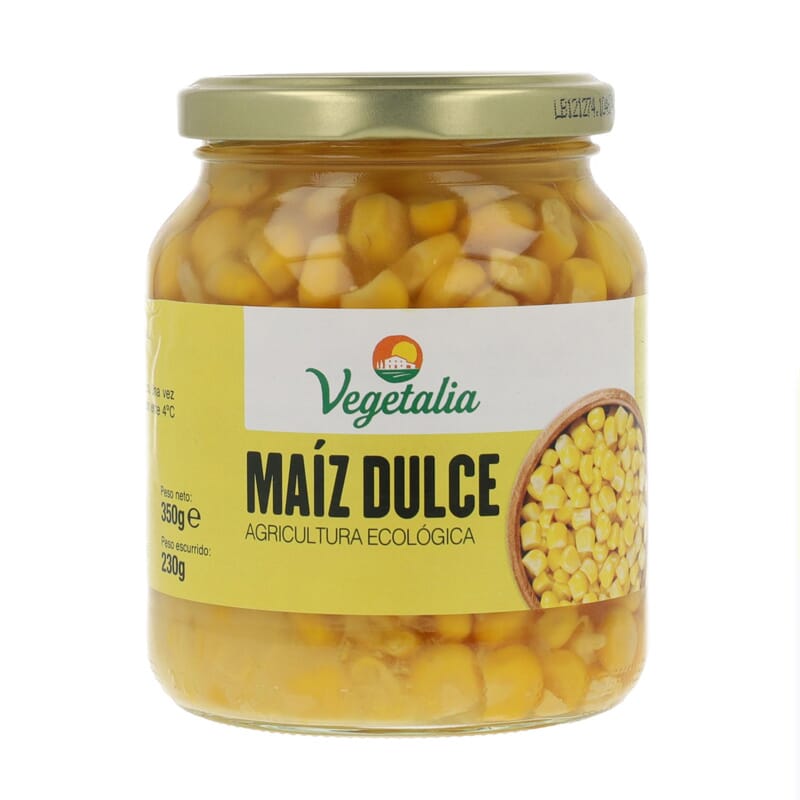 Maíz Dulce Bio Bote Vidrio 350g de Vegetalia