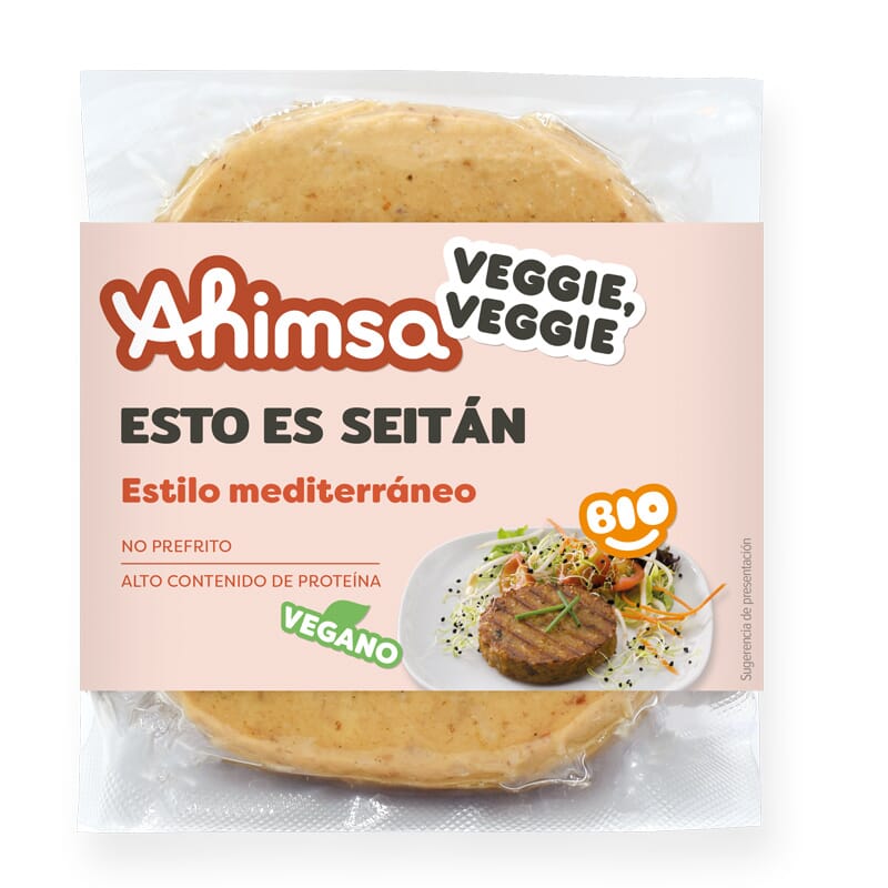 Hambúrguer Seitan Estilo Mediterrânico Bio 250g