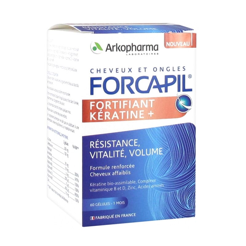 Forcapil Fortificante Keratina+ 60 Caps