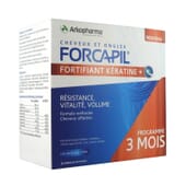 Forcapil Fortifiant Kératine+ 3 Unités 60 Gélules de Arkopharma