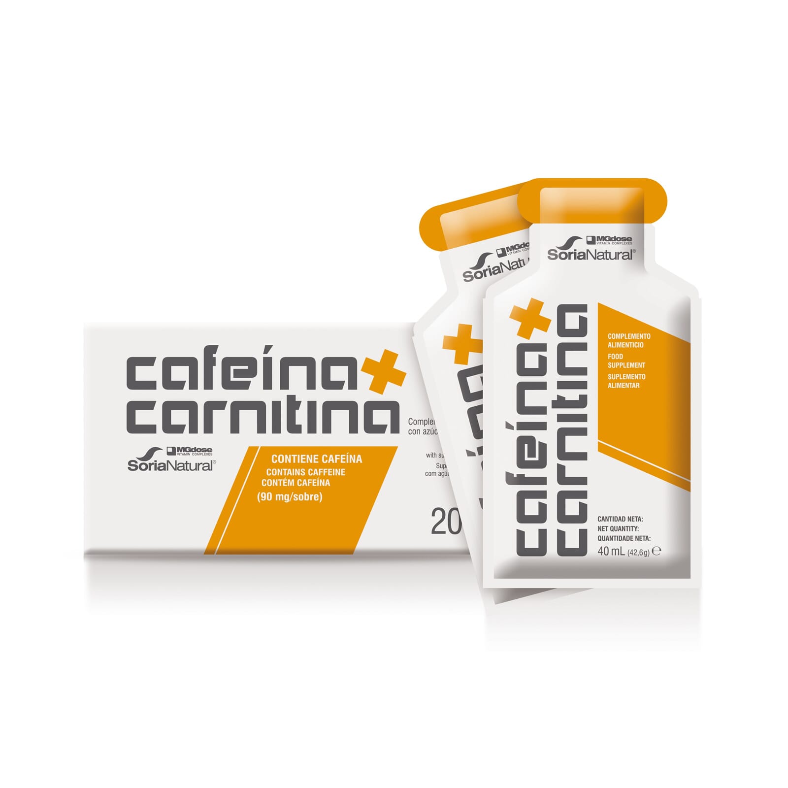 Cafeïne + Carnitine 20 Viales 40 ml