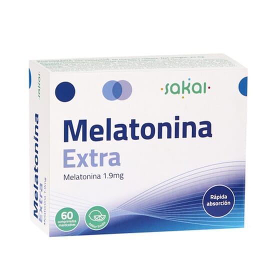 Mélatonine Extra 1,9 mg 60 Tabs de Sakai