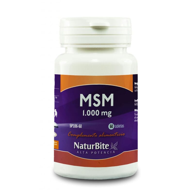 Opt MSM 1000 mg 60 Tabs